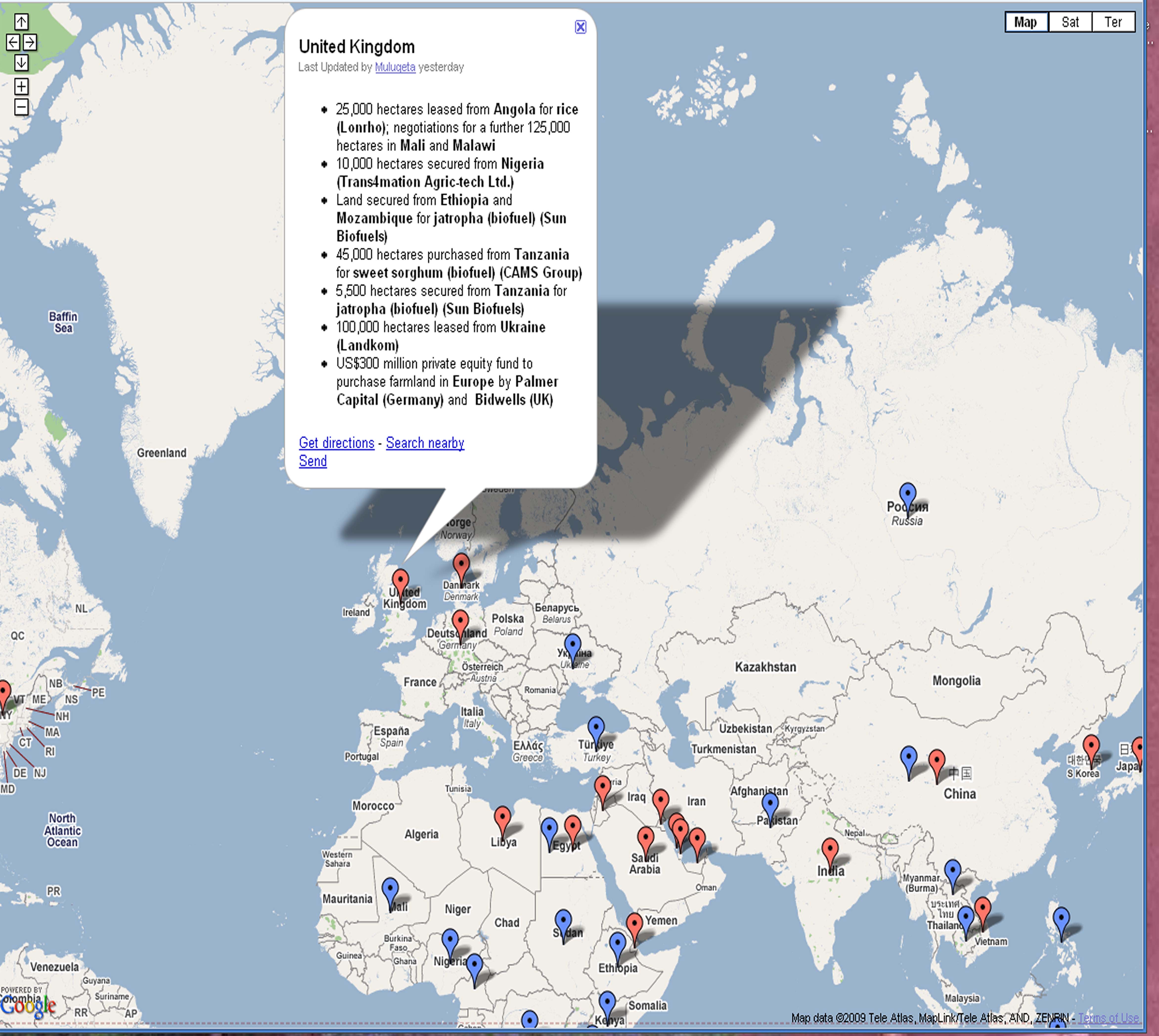 UK Land Grabs '09